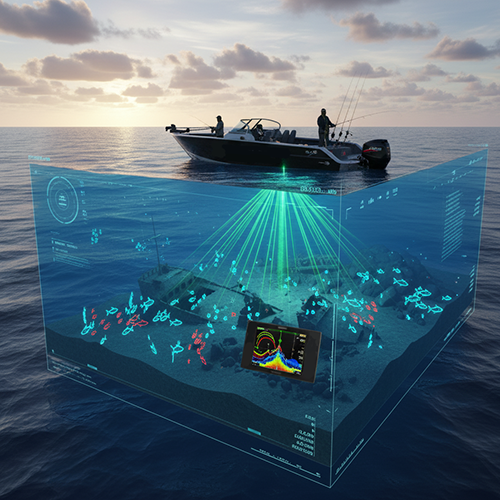 水下声呐探测技术展示